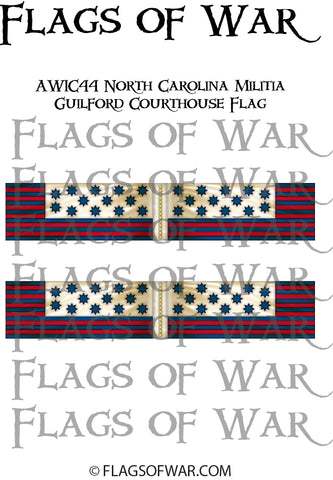 AWIC44 North Carolina Militia - Guilford Courthouse Flag