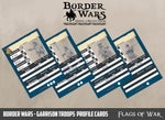 Border Wars - Garrison Troops Profile Cards