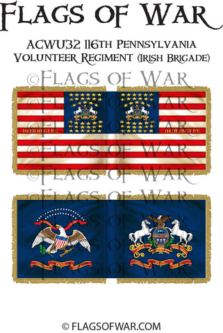 ACWU32 116th Pennsylvania Volunteer Regiment (Irish Brigade)