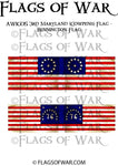 AWIC05 3rd Maryland (Cowpens) Flag - Bennington Flag