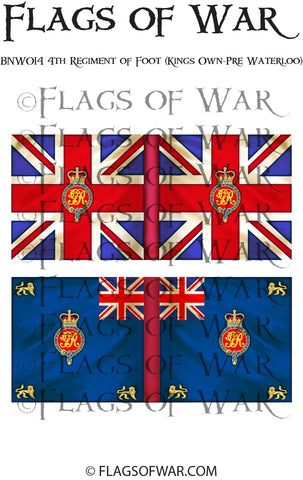 NAPB014 4th Regiment of Foot (Kings Own-Pre Waterloo)