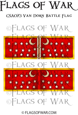 ACWC073 Van Dorn Battle Flag