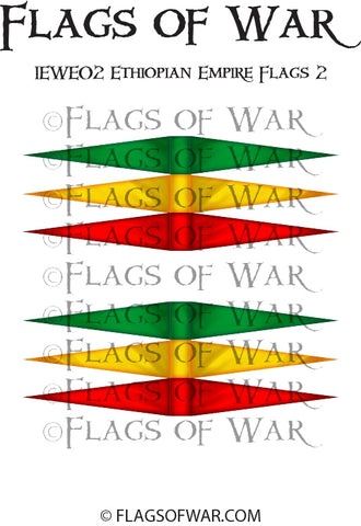 IEWE02 Ethiopian Empire Flags 2