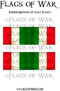 IEWI01 Kingdom of Italy Flags 1