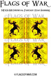 MFAN-S01 Medieval Fantasy Stag Banners