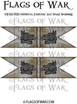 MFAN-T03 Medieval Fantasy Alt Wolf Banners