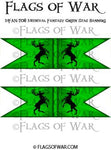 MFAN-T08 Medieval Fantasy Green Stag Banners
