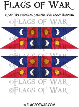 MFAN-T14 Medieval Fantasy Sun Moon Banners