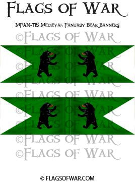 MFAN-T15 Medieval Fantasy Bear Banners