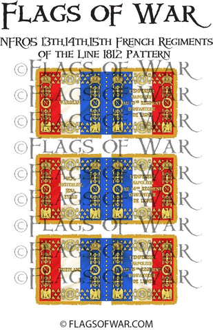 NAPF-1812-L05 13th,14th,15th French Regiments Line 1812 Pattern