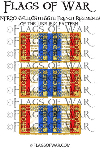 NAPF-1812-L20 64th,65th,66th French Regiments Line 1812 Pattern