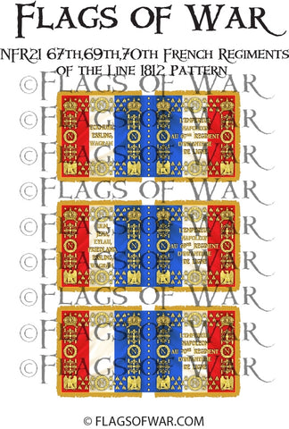 NAPF-1812-L21 67th,69th,70th French Regiments Line 1812 Pattern