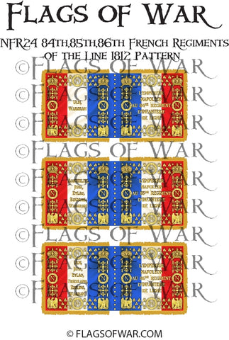 NAPF-1812-L24 84th,85th,86th French Regiments Line 1812 Pattern