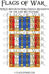 NAPF-1812-L25 88th,92nd,93rd French Regiments Line 1812 Pattern