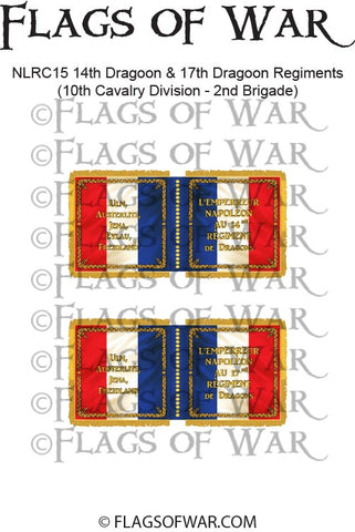 NAPF-1815-C-15 14th Dragoon & 17th Dragoon Regiments (10th Cavalry Division - 2nd Brigade)