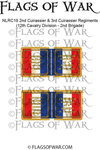 NAPF-1815-C-19 2nd Cuirassier & 3rd Cuirassier Regiments (12th Cavalry Division - 2nd Brigade)