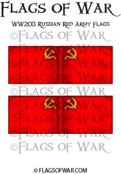 WW203 Russian Red Army Flags
