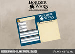 Border Wars - Blank Profile Cards