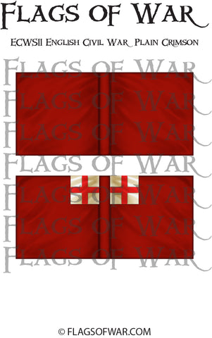 ECWS11 English Civil War  Plain Crimson