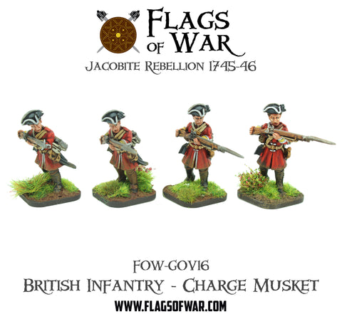 FOW-GOV15 British Infantry - Charge Musket
