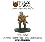 FOW-JAC30 Jacobite NCO Officer - with Blunderbuss