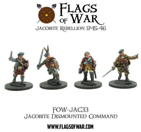 FOW-JAC33 Jacobite Dismounted Command
