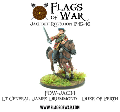 FOW-JAC34 Lt-General James Drummond - Duke of Perth