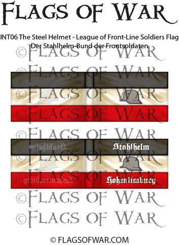 INT06 The Steel Helmet - League of Front-Line Soldiers Flag