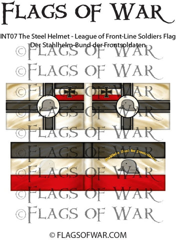 INT07 The Steel Helmet - League of Front-Line Soldiers Flag