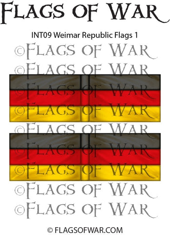 INT09 Weimar Republic Flags 1