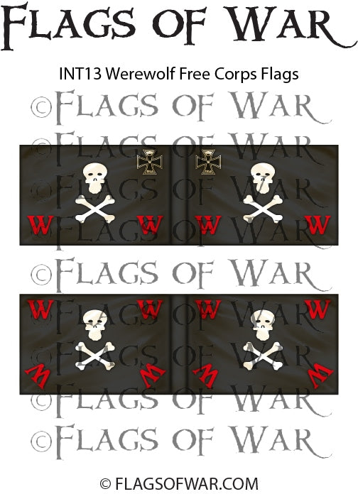 INT13 Werewolf Free Corps Flags – Flags of War