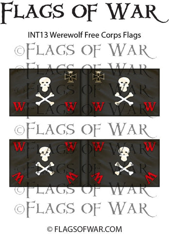 INT13 Werewolf Free Corps Flags