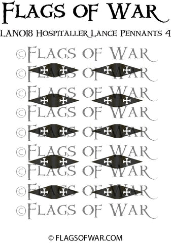 LAN018 Hospitaller Lance Pennants 4