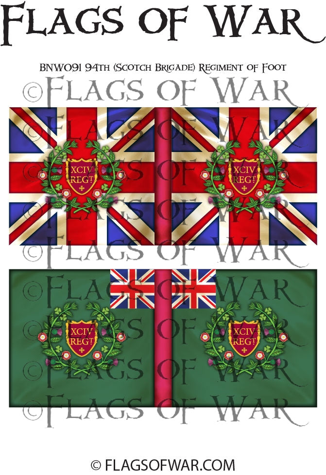 94th Rsc NAPB091 94th (Scotch Brigade) Regiment of Foot – Flags of War