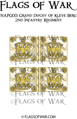 NAPG03 Grand Duchy of Kleve Berg 2nd Infantry Regiment