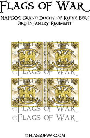 NAPG04 Grand Duchy of Kleve Berg 3rd Infantry Regiment