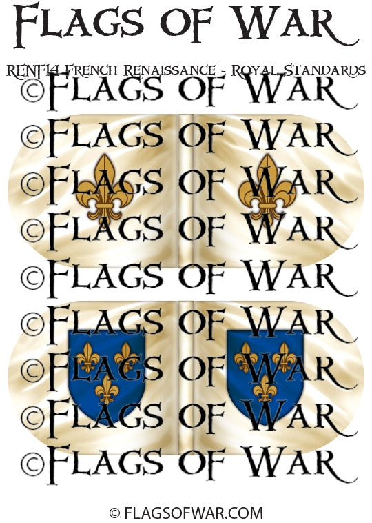 RENF14 French Renaissance - Royal Standards v2 – Flags of War