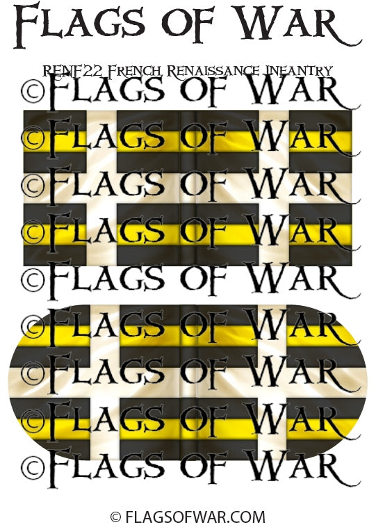 RENF22 French Renaissance Infantry – Flags of War