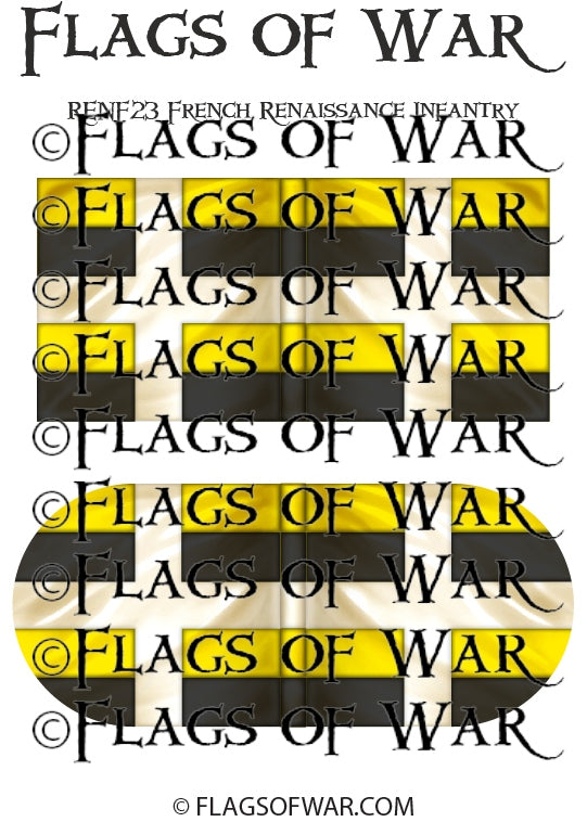 RENF23 French Renaissance Infantry – Flags of War