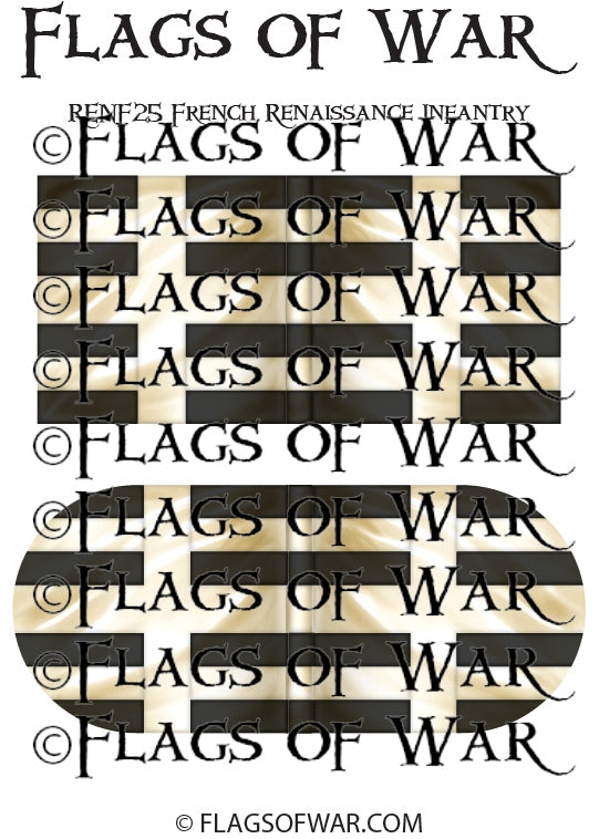 RENF25 French Renaissance Infantry – Flags of War