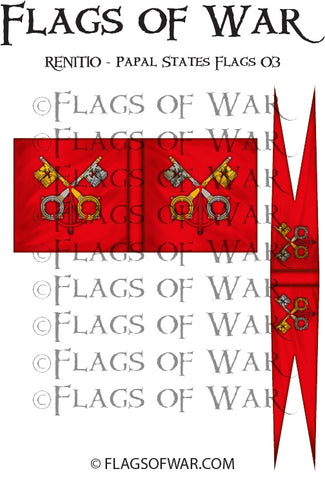 RENIT10 - Papal States Flags 03 – Flags of War