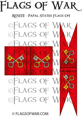 RENIT11 - Papal States Flags 04 – Flags of War