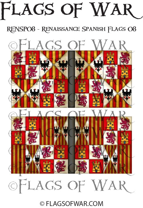 RENSP08 - Renaissance Spanish Flags 08 – Flags of War
