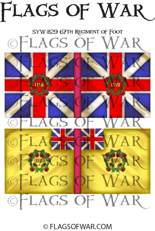 SYW-B29 67th Regiment of Foot – Flags of War