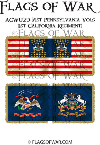 ACWU29 71st Pennsylvania Vols (1st California Regiment)