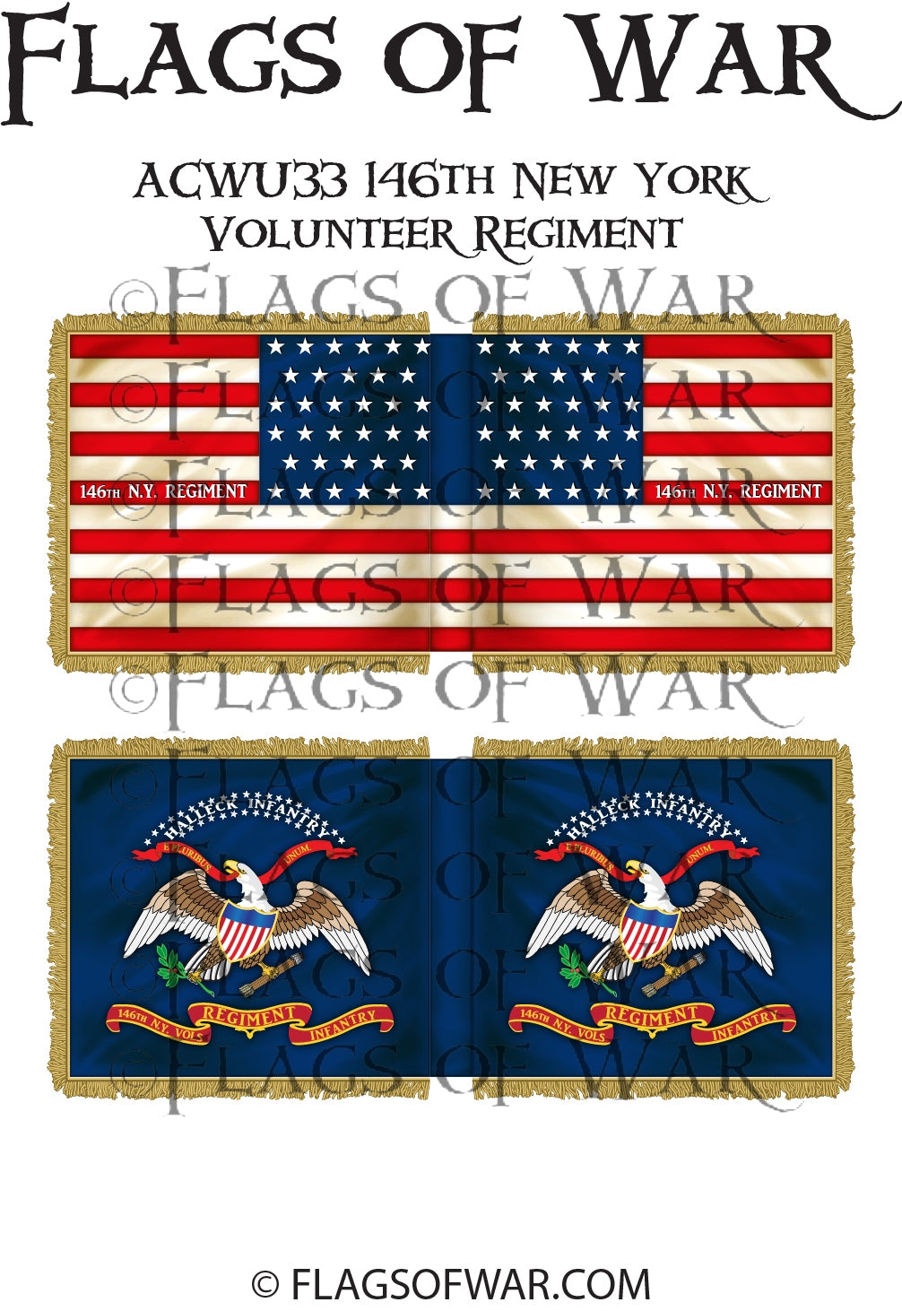 ACWU33 146th New York Volunteer Regiment – Flags of War