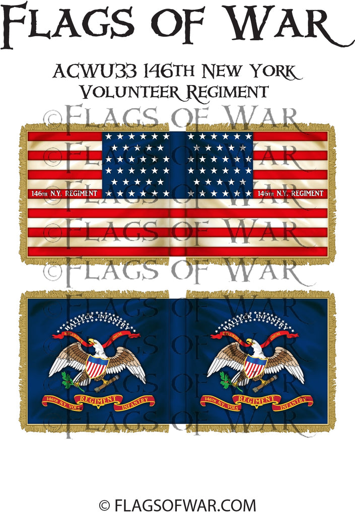ACWU33 146th New York Volunteer Regiment – Flags of War