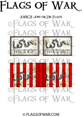 AWIC21 Join or Die Flags