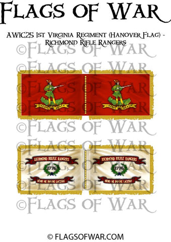 AWIC25 1st Virginia Regiment (Hanover Flag) - Richmond Rifle Rangers