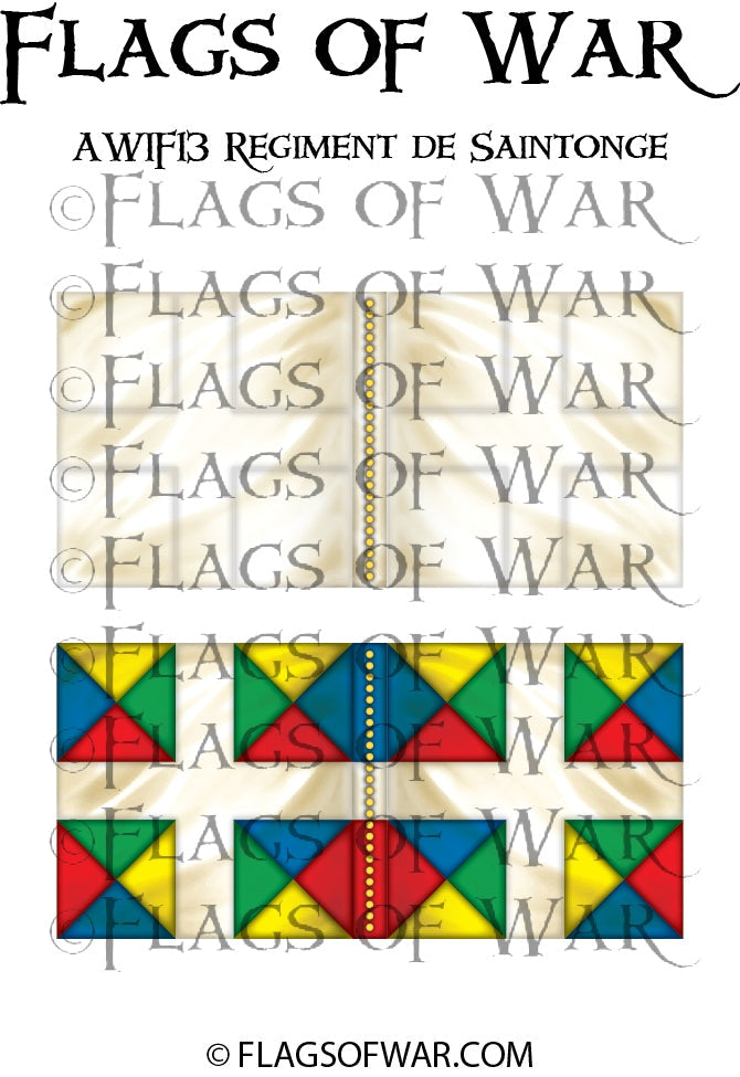 AWIF13 Régiment de Saintonge – Flags of War